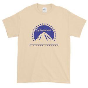 Paramount a Viacom Company Logo - Paramount Studios A Viacom Company Mountain Logo Graphic Tee T Shirt