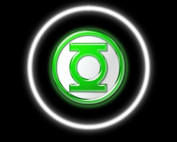 Green Circle Car Logo - 2 Wireless LED Laser Green Lantern Car Door Lights | Car Logo Lights