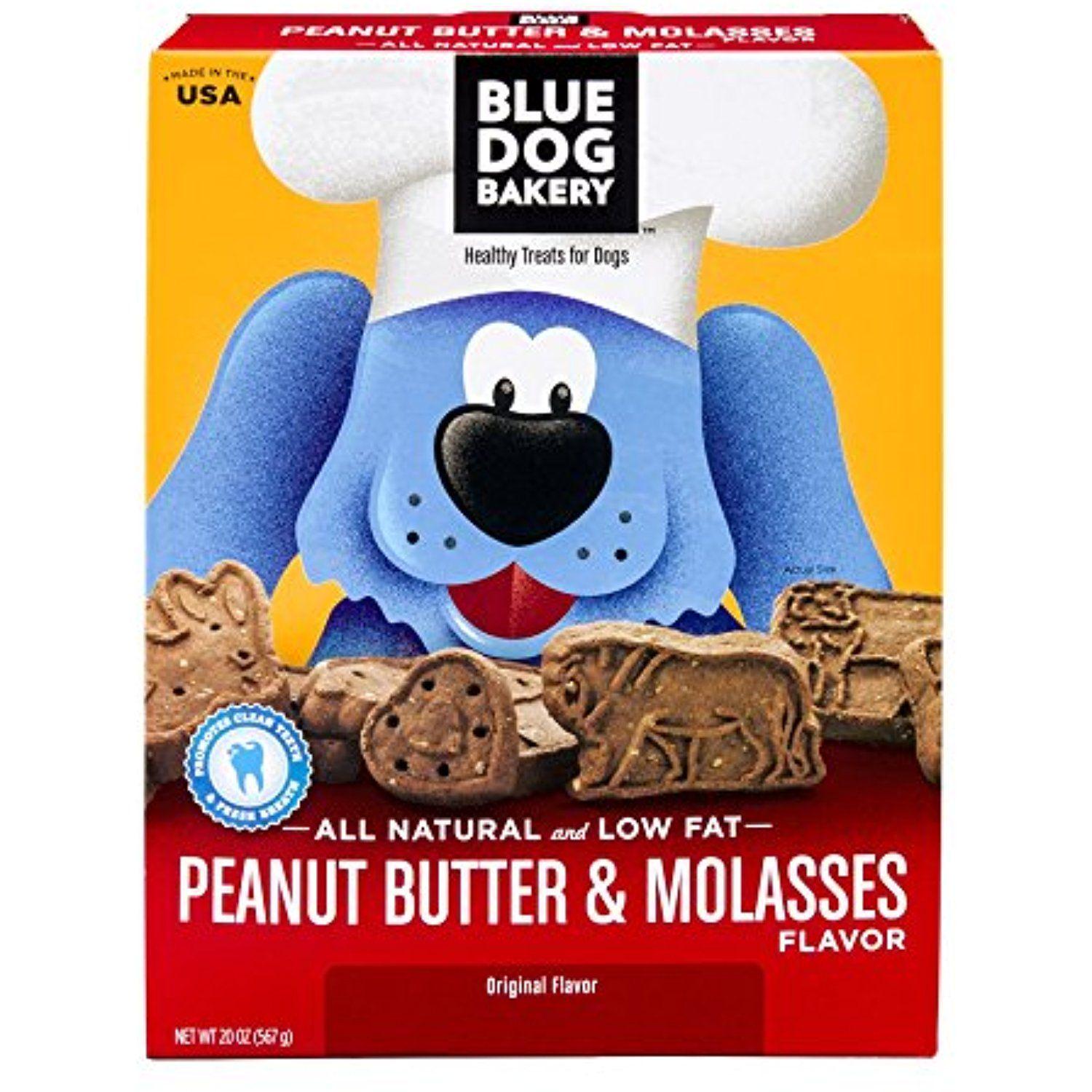 Blue Dog Food Logo - Blue Dog Bakery Natural Low Fat Dog Treats, 20 Ounce Boxes (Pack of ...