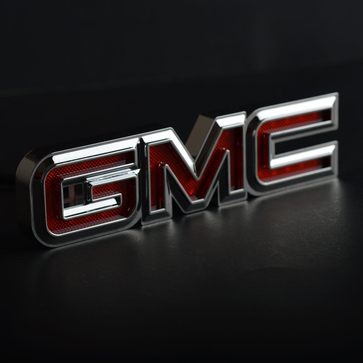 All GMC Logo - GMC Tailgate Emblem LED Lighted Chrome Coating Finish GM Certified