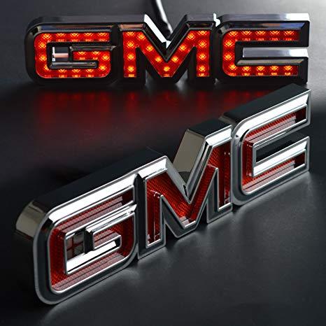 All GMC Logo - Amazon.com: GMC Liftgate emblem Logo-GMC Licensed LED Tailgate Light ...