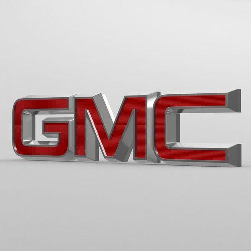 All GMC Logo - 3D gmc logo | CGTrader
