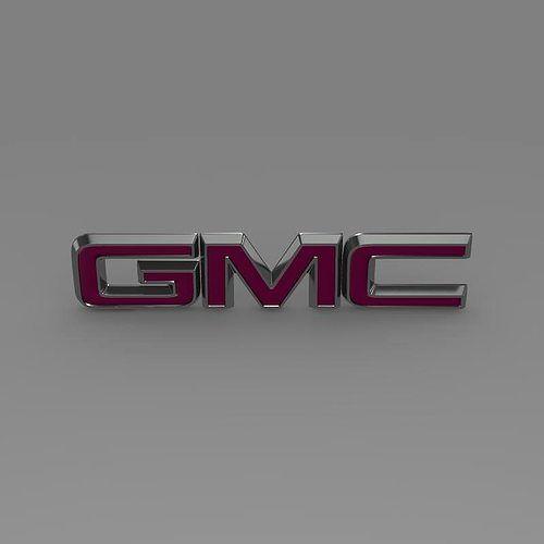 All GMC Logo - GMC Logo 3D | CGTrader