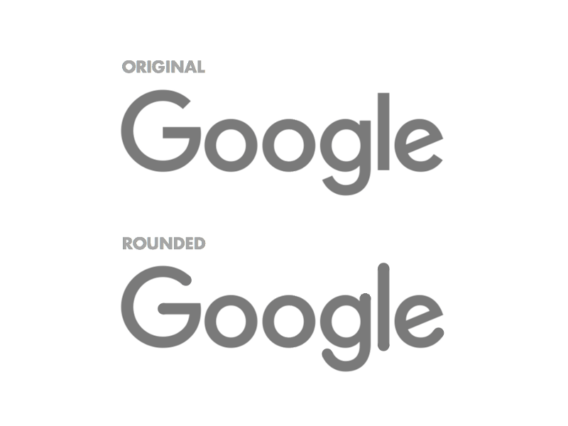 New Google Logo - The new Google logo : Rounded off