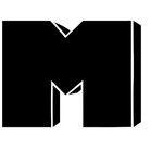 Black and White M Logo - Logos Quiz Level 1 Answers - Logo Quiz Game Answers