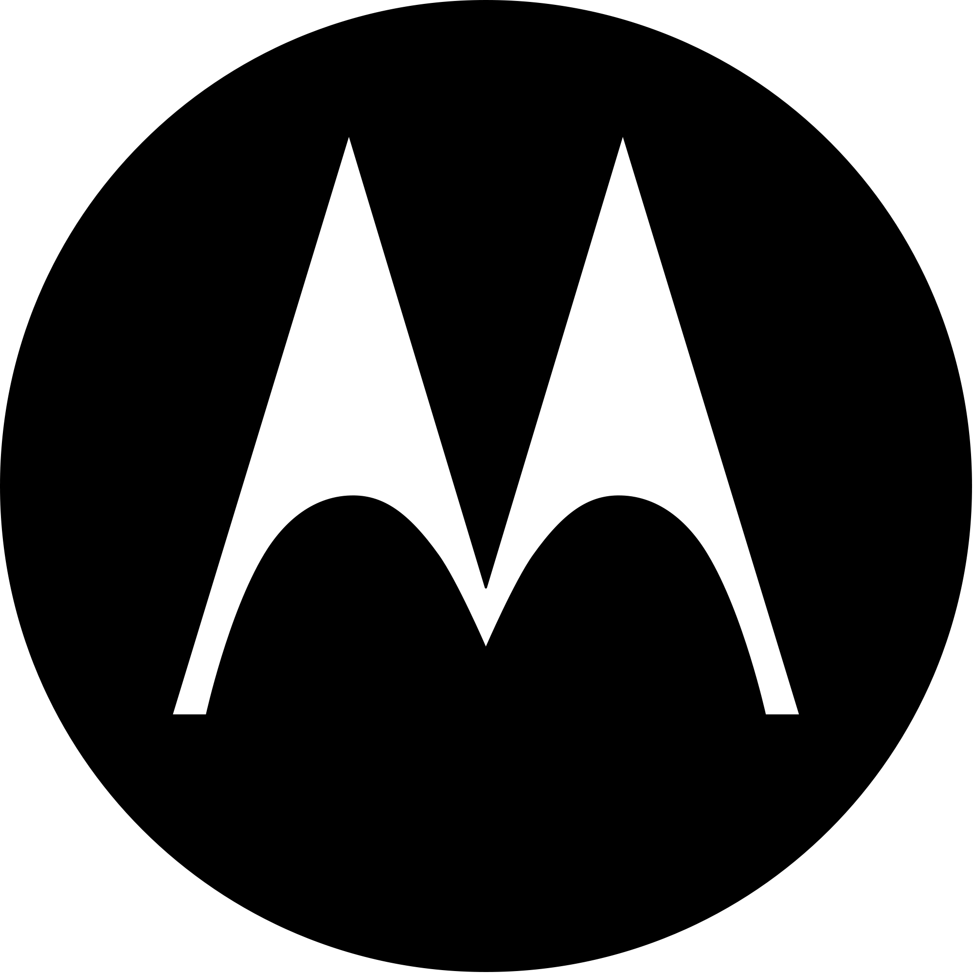 Black M Logo - Motorola M symbol black.svg