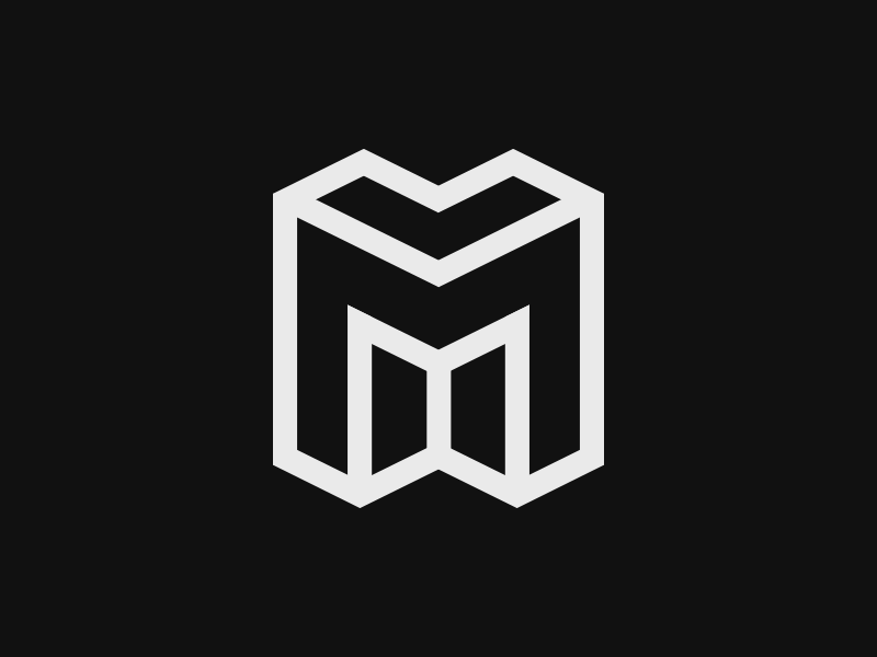 Black M Logo - M
