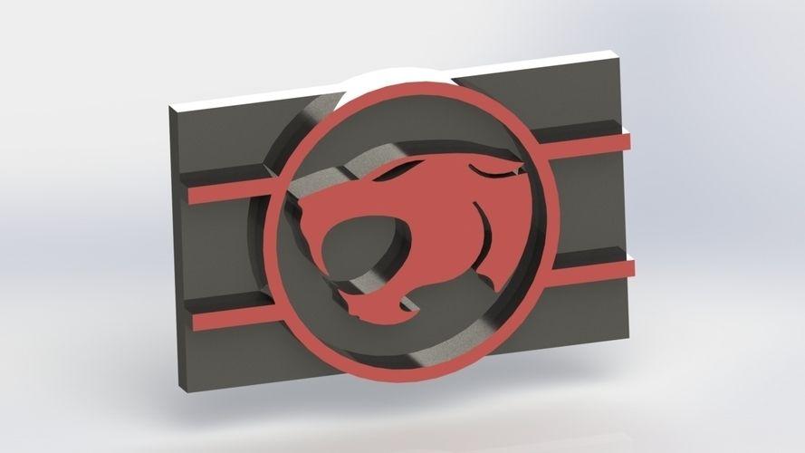 3D Rectangle Logo - 3D Printed Thundercats Logo Plaque Rectangle