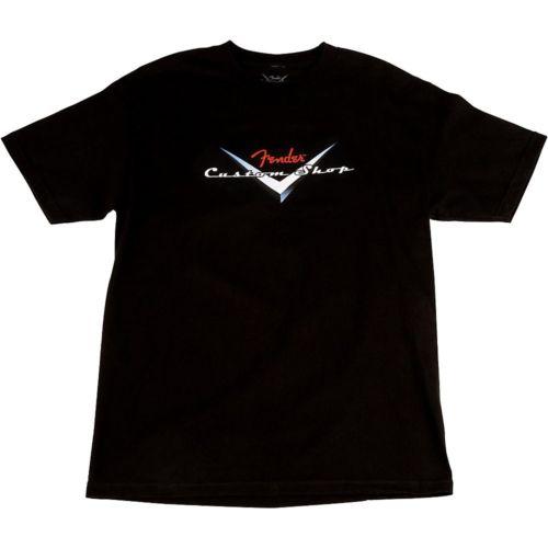 Black M Logo - Fender Custom Shop Original Logo Black T Shirt's Music