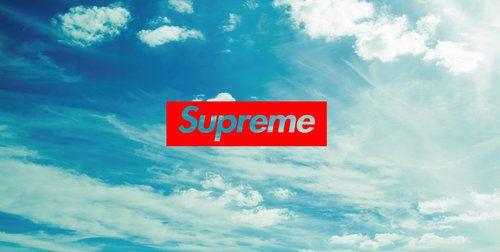 Supreme Sky Logo - Supreme uploaded
