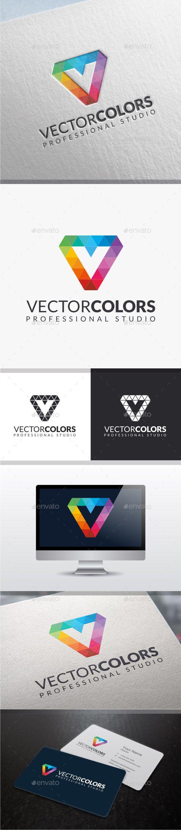 Diamond V Logo - Pin by Bashooka Web & Graphic Design on Logo Template & Design ...