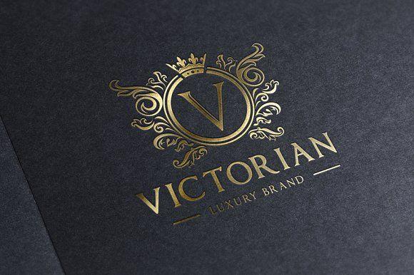 Luxury Brand Logo - Victorian Luxury Brand ~ Logo Templates ~ Creative Market