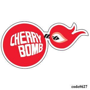 Cherry Bomb Logo - Cherry Bomb Die-Cut Vinyl Sticker Decal Funny JDM Logo Racing Truck ...