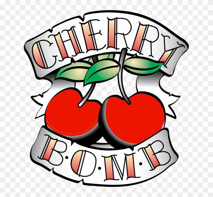 Cherry Bomb Logo - Cherry Bomb Hybrid - Tatoo Design Rockabilly Style - Free ...