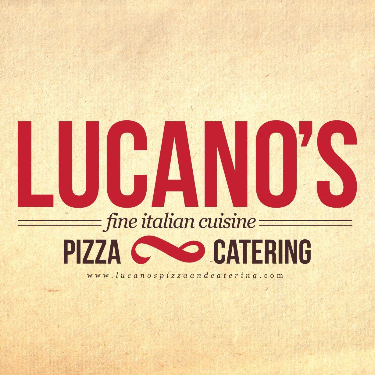 Italian S Logo - Italian Restaurant Logo Design Lucano's Pizza & Catering Logo Design