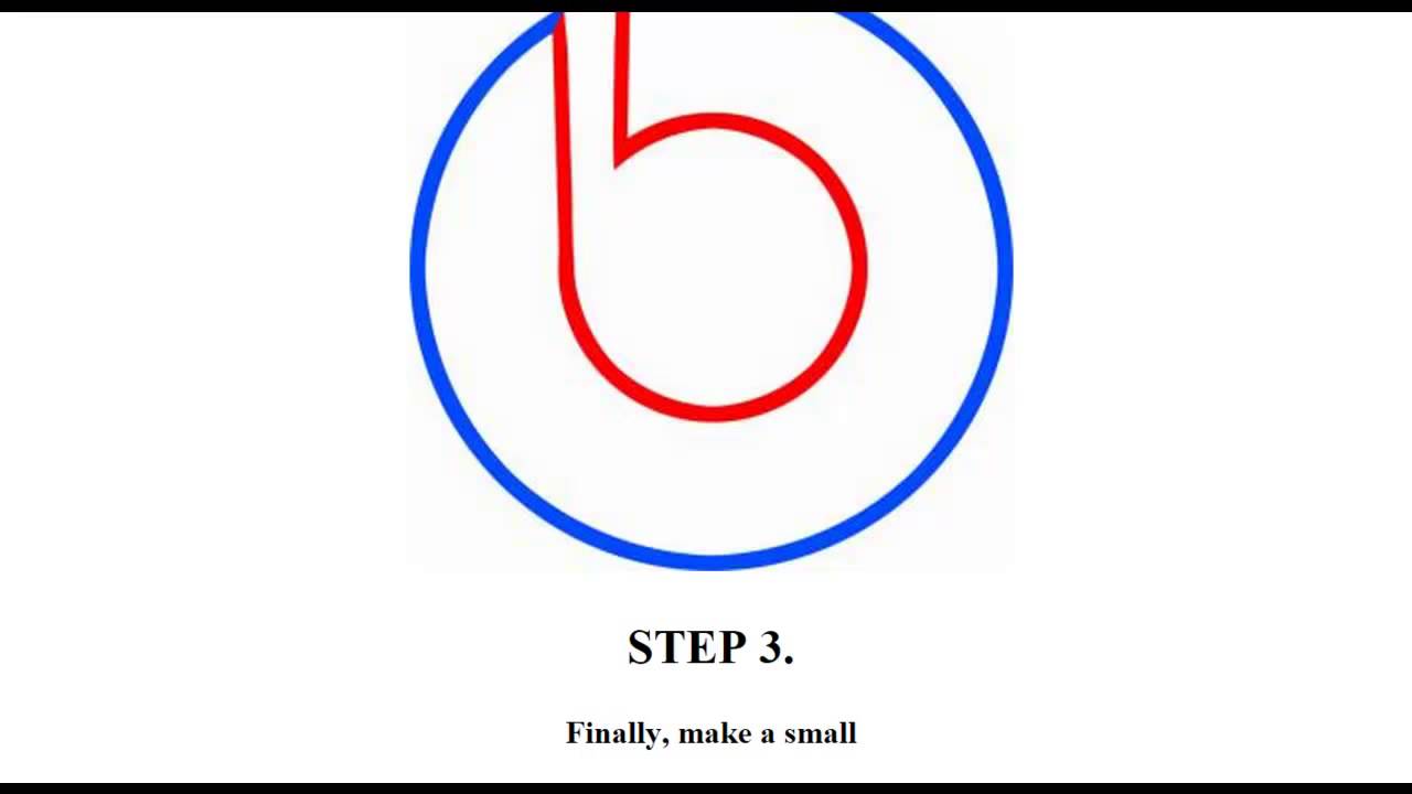 Small Beats Logo - How to Draw Dre Beats - YouTube