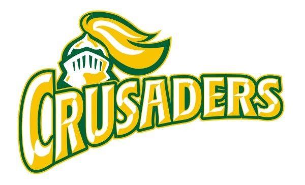 Green Crusaders Logo - Athletics. Canmore Collegiate High School. Canadian Rockies Public