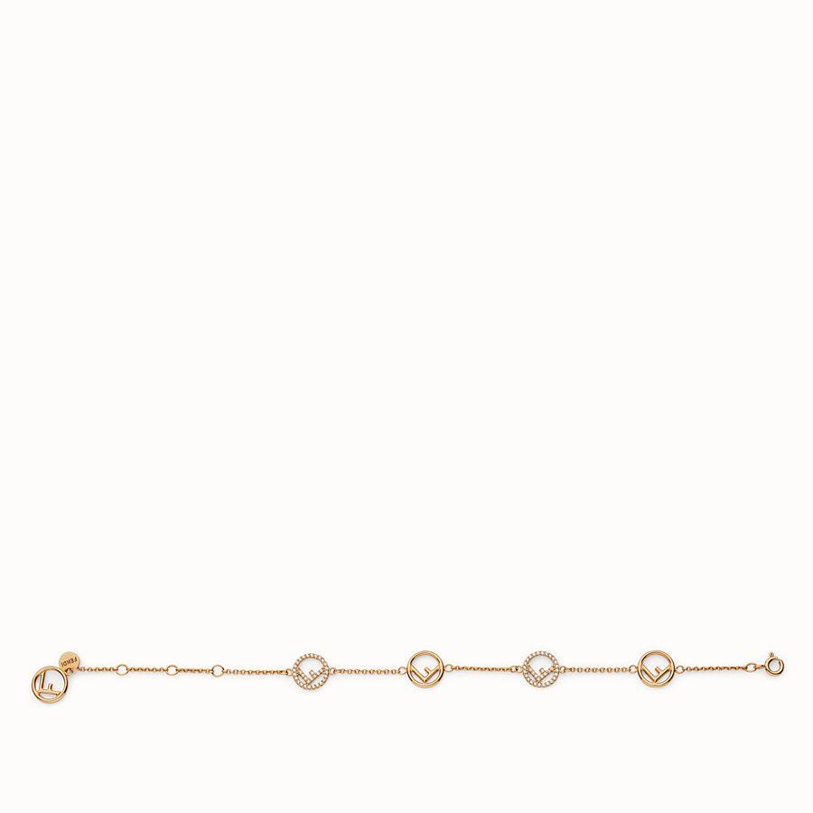 Gold Fendi Logo - Gold color bracelet - F IS FENDI BRACELET | Fendi