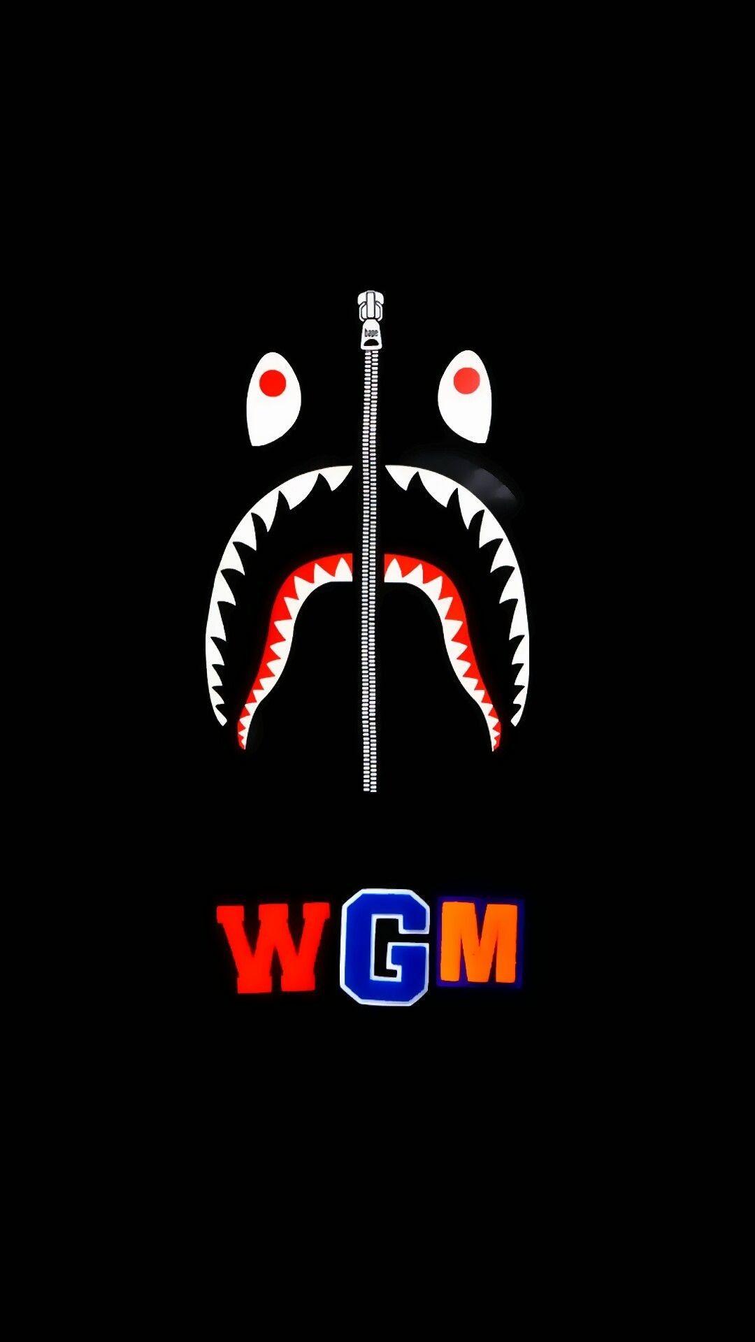 WGM BAPE Shark Logo - 67+ Bape Shark Wallpapers on WallpaperPlay