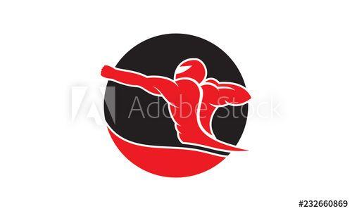Red Archer Logo - Strong archer logo design this stock vector and explore