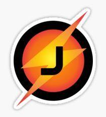 Super J Logo - Super J Logo Stickers | Redbubble