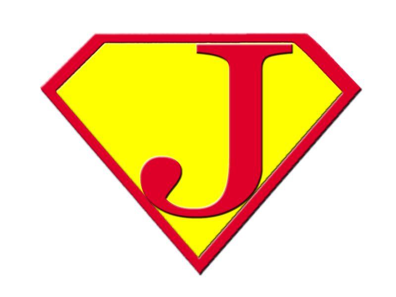 J Superman Logo - Super J | J is for Janice | Letter j, Lettering, Superman