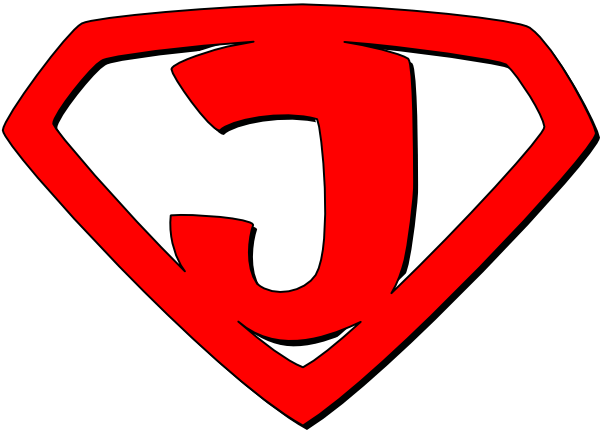 Super J Logo - Super J White Clip Art clip art online