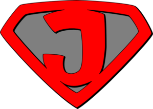 Super J Logo - Super J Grey Clip Art at Clker.com - vector clip art online, royalty ...