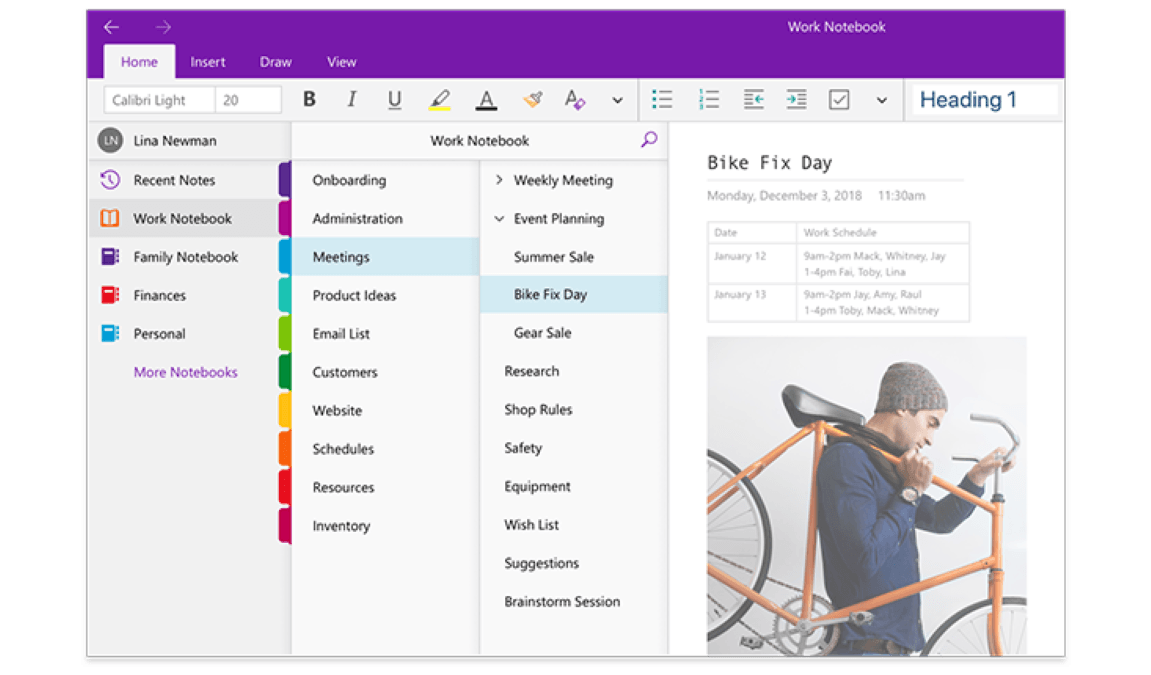 onenote ma