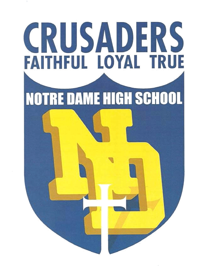 Green Crusaders Logo - Notre Dame High School, PA. Co Ed Catholic High School