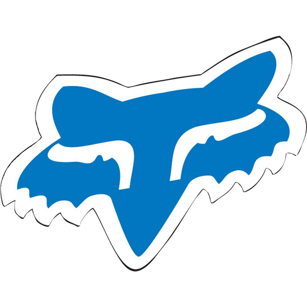 Blue Fox Head Logo - Fox Racing® Blue FOX HEAD.75 INCH.com