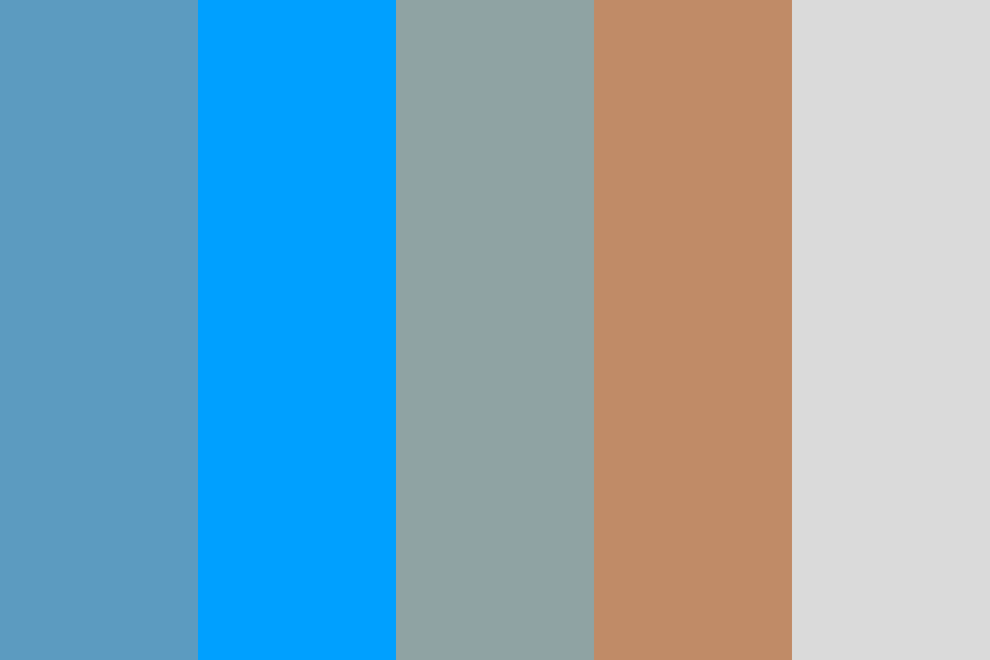 Orange and Blue Spear Logo - Blue Spear Color Palette