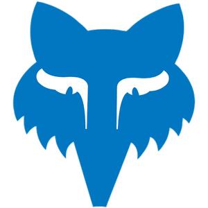 Blue Fox Head Logo - FOX RACING LEGACY HEAD.5 STICKERS DECALS Blue