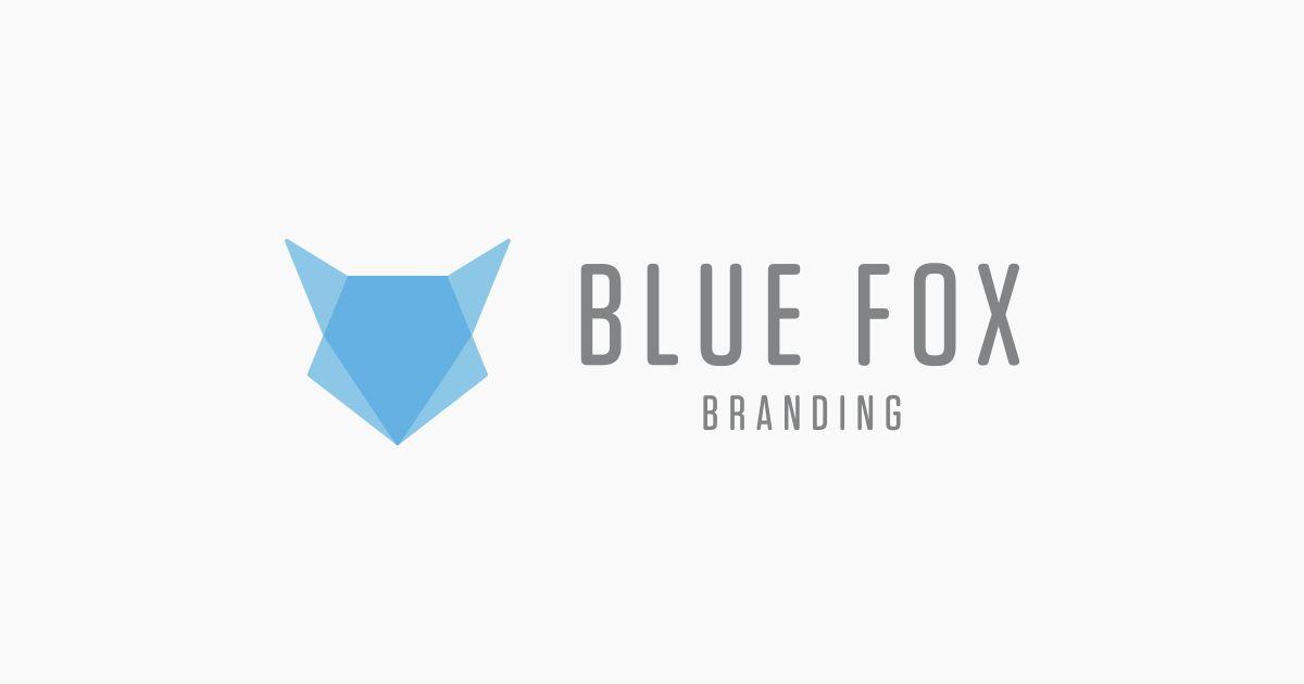 Blue Fox Head Logo - Blue Fox Head Fox Branding