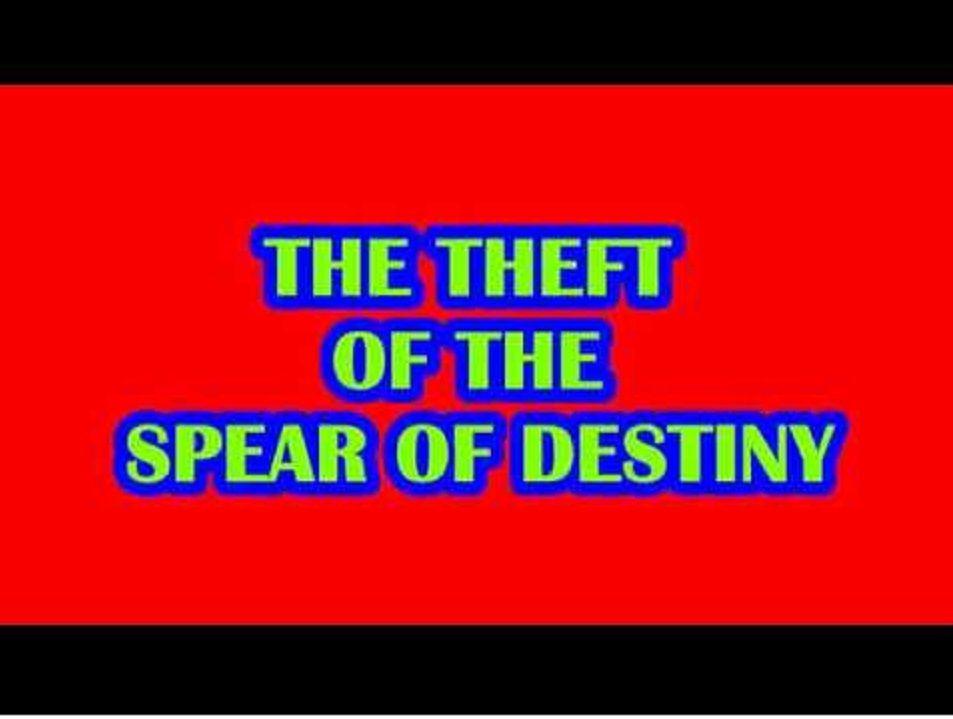 Orange and Blue Spear Logo - The Theft of the Spear of Destiny (2018)
