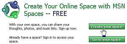 MSN Spaces Logo - MSN Spaces Blogging Site