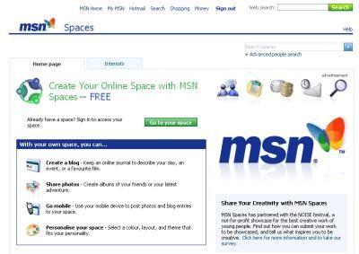 MSN Spaces Logo - MSN Spaces | MSN Spaces screenie | Dave Rutt | Flickr