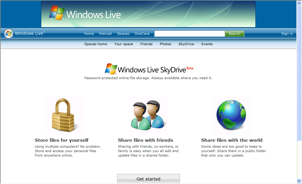 MSN Spaces Logo - Windows Live Spaces Users Get New Events, Feeds Services