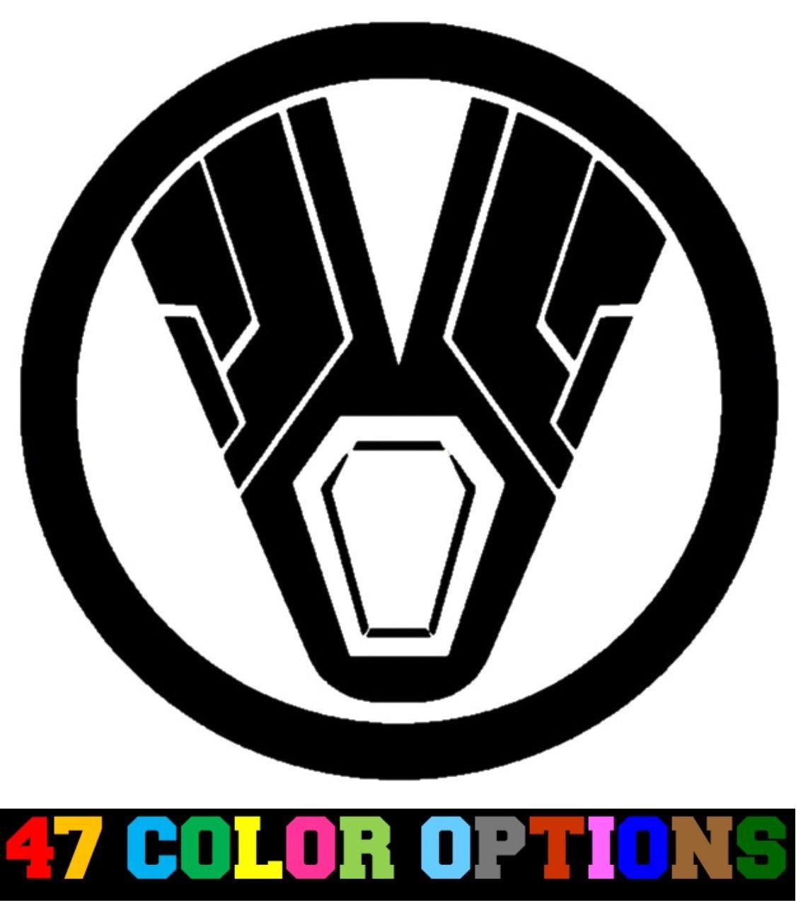 Vision Marvel Logo - Marvel Infinity War Avengers Vision Logo - Black Pearl Custom Vinyls