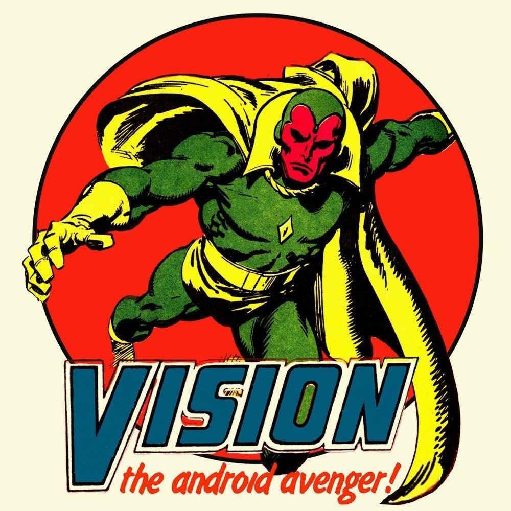 Vision Marvel Logo - VISION the android avenger! MARVEL and 50 similar items