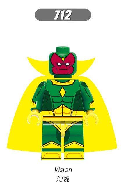 Vision Marvel Logo - Legoings Marvel Super Heroes The Avengers Vision Star Wars Mini