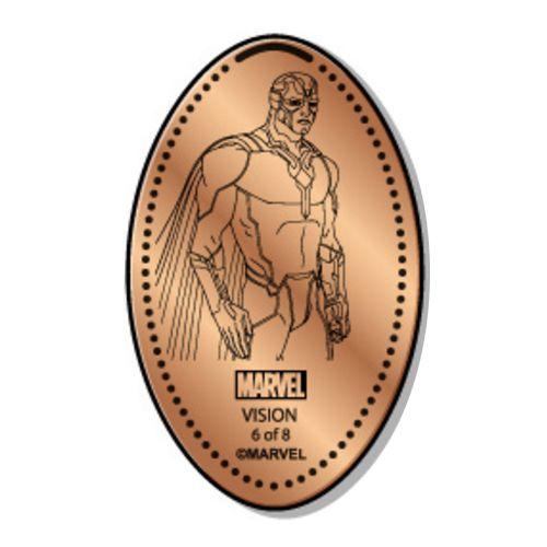 Vision Marvel Logo - Disney Pressed Penny of 8