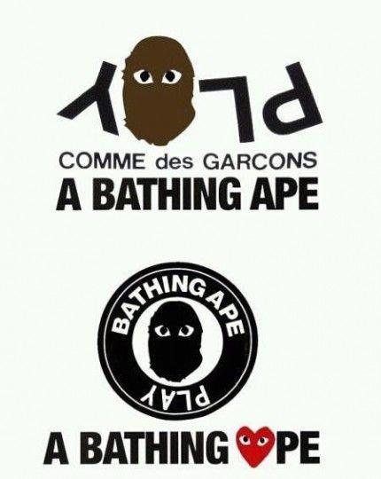 Comme Des Garcons BAPE Logo - A Bathing Ape x Comme des Garcons PLAY Collection. my life in 2019