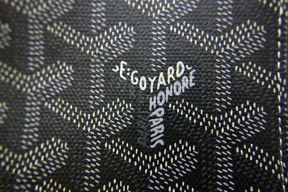 Goyard Logo - Goyard wallet real VS fake