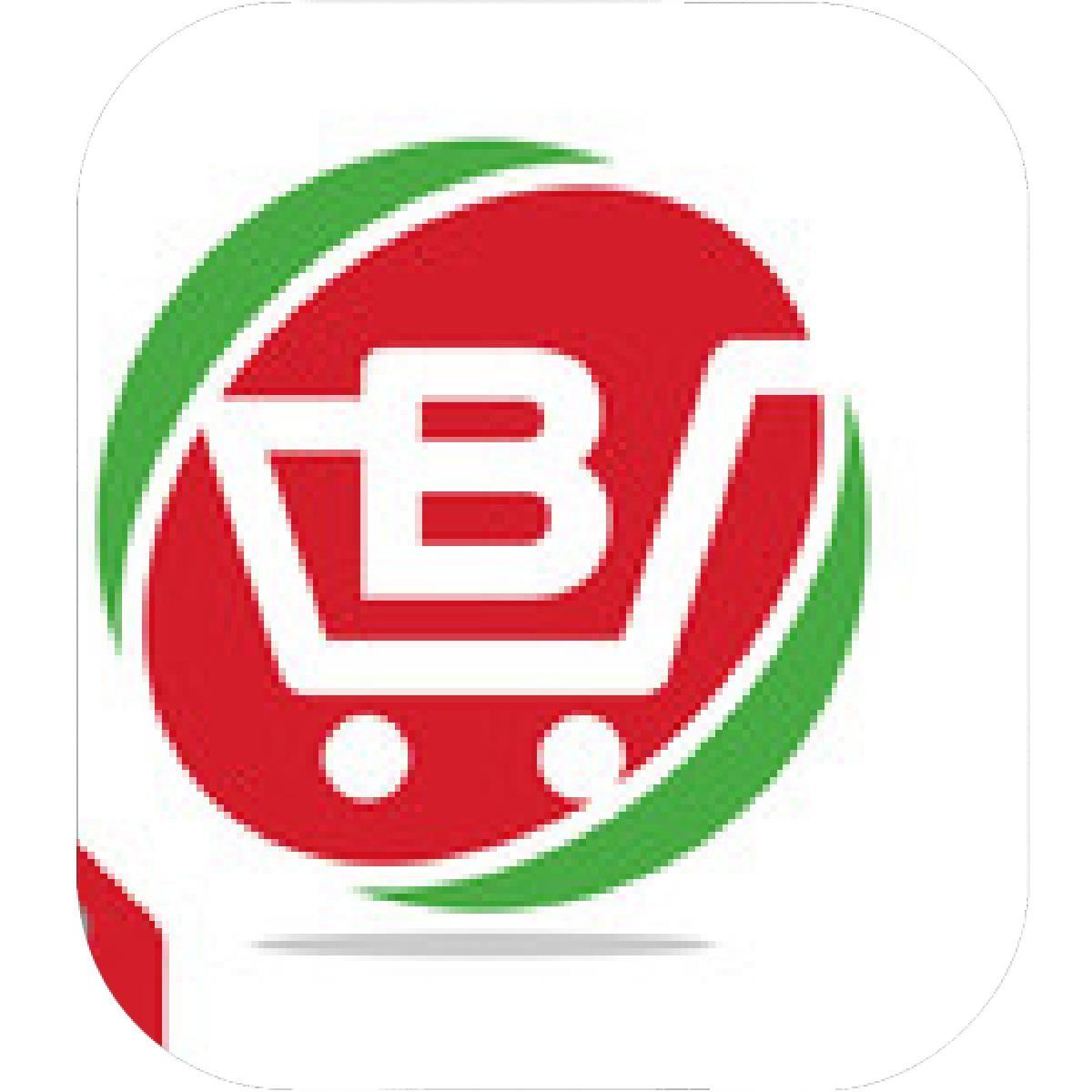 Letter B in Red Circle Logo - Designs