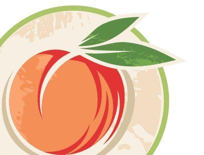 GA Peach Logo - The Power of the Peach - Georgia Trend