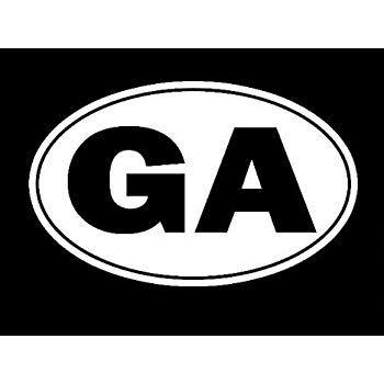 GA Peach Logo - Amazon.com: Georgia Peach State Tourism Logo Decal Sticker - White ...