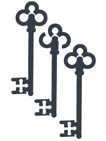 Three Keys Logo - Keys