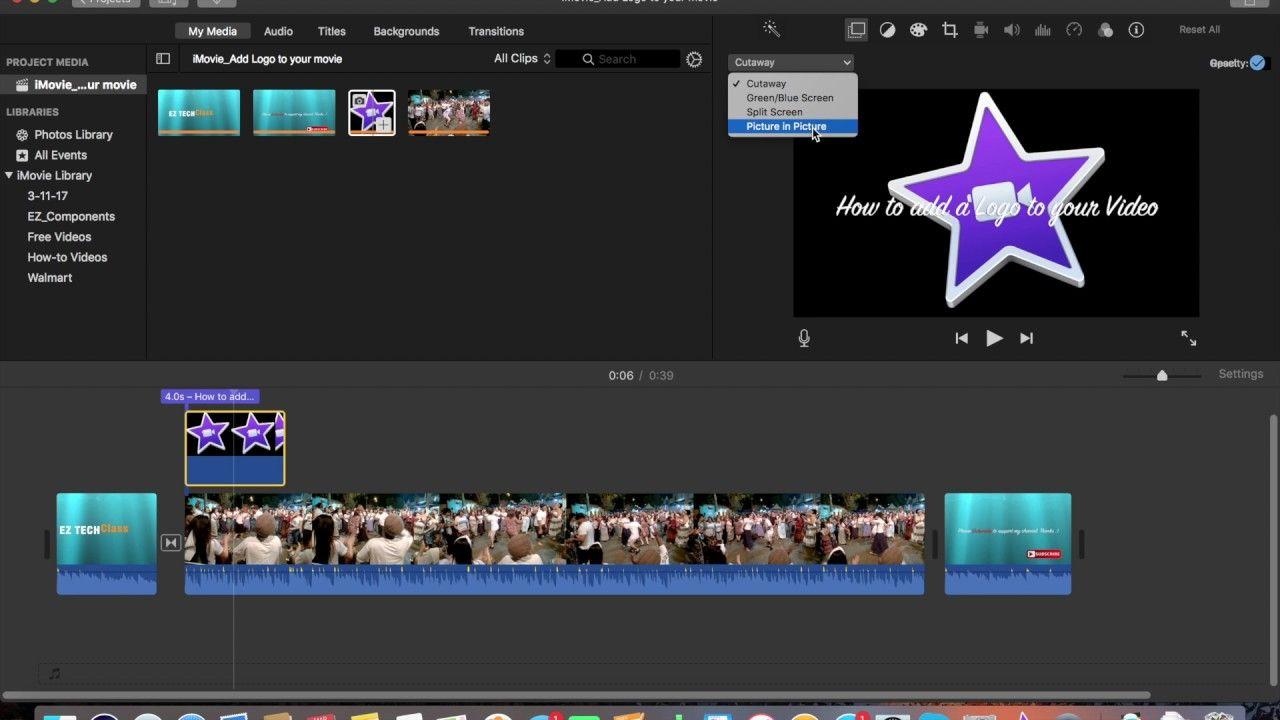iMovie Logo - Add a Logo to your Video in iMovie. EZ TECH CLASS