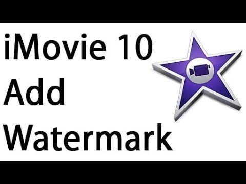 iMovie Logo - ADD Watermark to Video in iMovie - YouTube